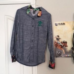 Thunderbird brand rodeo shirt